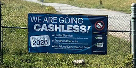 Posted sign at the Ivy Solid Waste & Recycling Center