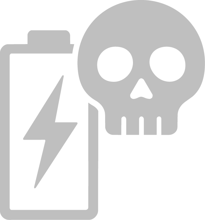 Lithium Battery Death Icon
